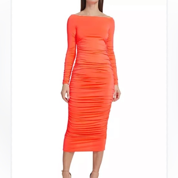 A’gence Kamali Runched off the shoulder dress - Picture 3 of 12